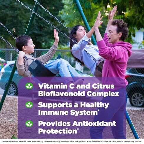 Natrol Easy-C Immune Health, Dietary Supplement, Supports Immune Health with Vitamin C and Bioflavonoids, Veggie Capsules, 500 mg, 120 Count in Kuwait