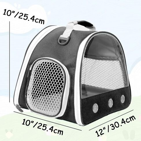 LAIRIES Small Animals Tent, Breathable Transparent Pet Playpen Pop Up Playpen Open Outdoor/Indoor Exercise Fence, Portable Yard Fence for Guinea Pig, Rabbit, Hamster, Chinchillas and Hedgehogs in Saudi Arabia