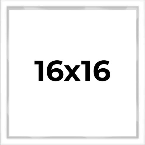 إطار عرض أبيض لصندوق الظل مقاس 16 × 16 مع حجم داخلي يبلغ عمقه 16 × 16 × 1 بوصة يتضمن زجاج شبكي أكريليك مقاوم للكسر، ودعامة من الألواح الإسفنجية وأجهزة تعليق in Kuwait