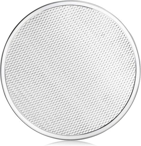 New Star Foodservice 50677 Restaurant-Grade Aluminum Pizza Baking Screen, Seamless, 12-Inch in Saudi Arabia