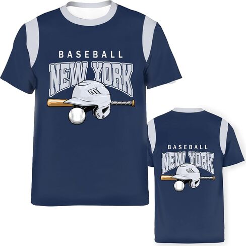 Men's Baseball City Shirts Novelty Sport Crew Neck Jerseys Short Sleeve Tees Gifts for Fans in Saudi Arabia