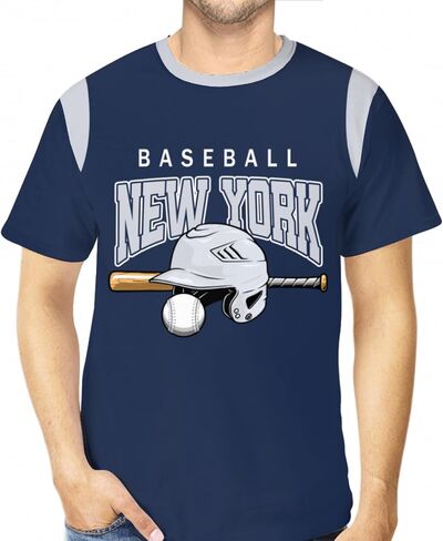 Men's Baseball City Shirts Novelty Sport Crew Neck Jerseys Short Sleeve Tees Gifts for Fans in Saudi Arabia