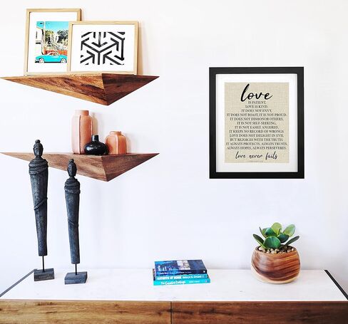 9 سنوات من الحب بطباعة الخيش مؤطرة، هدايا للزوج والزوجة الذكرى السنوية التاسعة للزفاف، زخرفة الذكرى السنوية الرومانسية، هدايا لها وللزوجين في الذكرى التاسعة in Kuwait