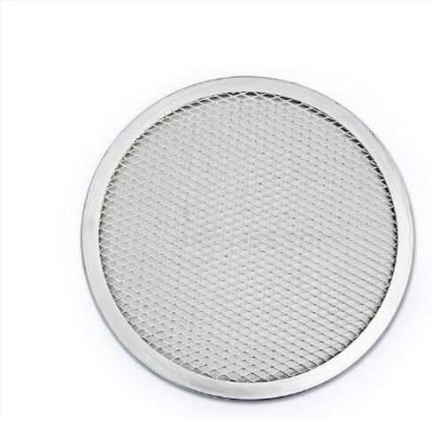 New Star Foodservice 50677 Restaurant-Grade Aluminum Pizza Baking Screen, Seamless, 12-Inch in Saudi Arabia