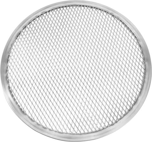 SHERCHPRY Silver Round Pizza Pan, Round Mesh Pizza Tray, Aluminum Mesh Pizza Screen, Nonstick Baking Pizza Sheet (11 Inch) in Saudi Arabia