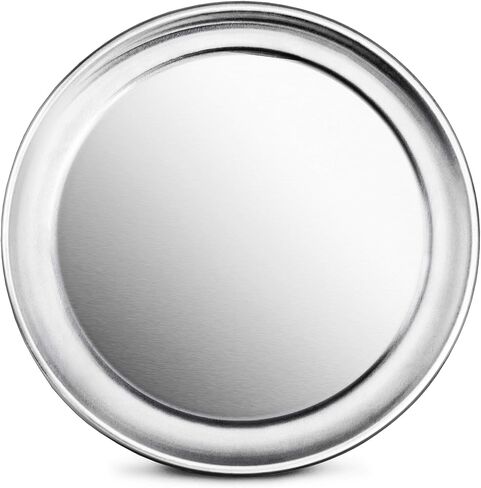 New Star Foodservice 50929 Pizza Pan/Tray, Wide Rim,Aluminum, 20 Inch, Pack of 6 in Kuwait