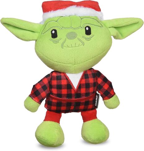 Star Wars for Pets 9" The Child Santa Plush Figure Squeak Toy | Star Wars Holiday Pet Products, Grogu Squeaky Pet Toy | Dog Chew Toy, Grogu Plush, Stuffed Toys for Dogs in Kuwait