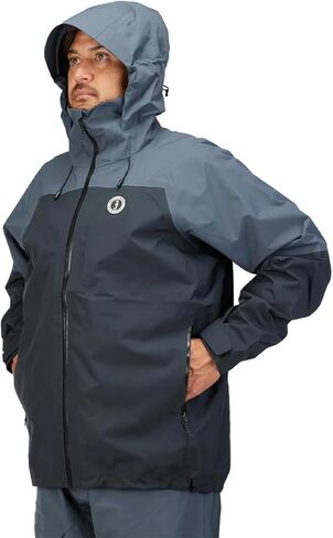 جاكيت أساسي من موستانج سيرفايفال تاكو للرجال - أسود/رمادي أدميرال، مقاس XX-Large in Kuwait