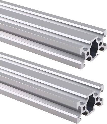 2PCS T Type 2040 Aluminum Extrusion 1000mm(39.4 inch) European Standard Anodized Linear Rail CNC 3D Printer Parts for DIY and Engraving Machine in Saudi Arabia