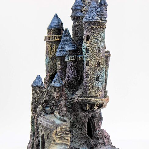 Penn-Plax Age-of-Magic Wizard’s Castle Aquarium Decoration – Safe for Freshwater and Saltwater Fish Tanks – Extra Large – Part A in Saudi Arabia