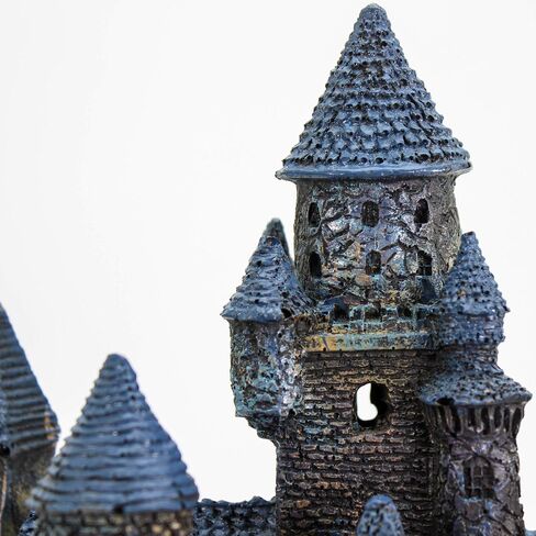 Penn-Plax Age-of-Magic Wizard’s Castle Aquarium Decoration – Safe for Freshwater and Saltwater Fish Tanks – Extra Large – Part A in Saudi Arabia