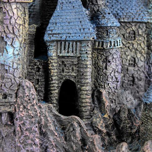 Penn-Plax Age-of-Magic Wizard’s Castle Aquarium Decoration – Safe for Freshwater and Saltwater Fish Tanks – Extra Large – Part A in Saudi Arabia