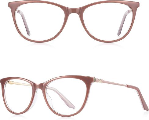 Cat Eye Reading Glasses for Women Blue Light Blocking Readers- Acetate Frame Spring Hinge in Saudi Arabia