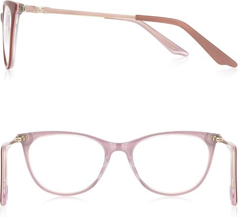 Cat Eye Reading Glasses for Women Blue Light Blocking Readers- Acetate Frame Spring Hinge in Saudi Arabia