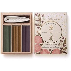 nippon kodo Premium Hana-no-Hana Assortment 30 Sticks (Rose, Lily, & Violet), Japanese Quality Incense