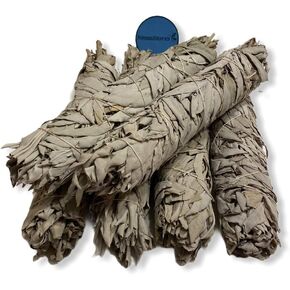 California White Sage Smudge Stick Incense 8"-9" Bundle #JC-010 (4 pcs)