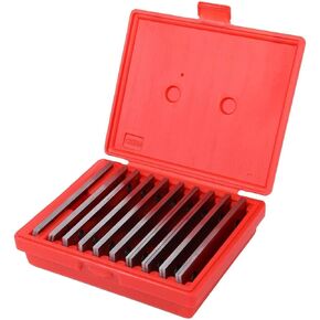 10 Pairs Precision Parallel Set 1/8" Thin Steel