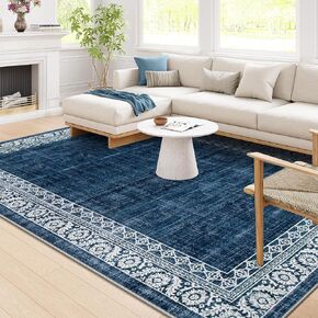 Lahome Green Washable Extra Long Runners for Hallways,2'6"x10'Bathroom Rugs Non Slip Washable Kitchen Rug Runner,Bordered Indoor Throw Carpet Runner for Stairway Entryway Bathroom(2'6"x10',Green)