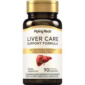 Piping Rock Liver Cleanse Complex | 90 Capsules | Liver Care Support Formula | Non-GMO, Gluten Free Supplement