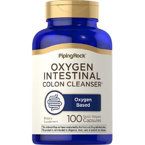 Piping Rock Colon Cleanse | 100 Capsules | Oxy-Tone Oxygen Intestinal Cleanser | Non-GMO, Gluten Free Supplement