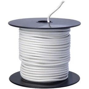 Southwire 55669023 Primary Wire; 14-Gauge Bulk Spool; 100-Feet; White