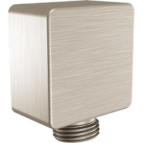 Moen A721BN Square Drop Ell Handheld Shower Wall Connector, Brushed Nickel