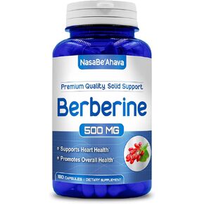 Pure Berberine Complex, 180 Capsules 500 MG