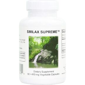 Supreme Nutrition Smilax, 90 Pure Sarsaparilla Vegetarian Capsules
