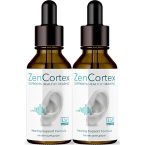 2 Pack - Zencortex - Zen Cortex Ear Drops, Zencortex 2 Bottle for 60 Days, Zencortex Drops, Zen Cortex Ear, Zen Cortex Liquid Drops, Zen Cortex Advanced Formula.