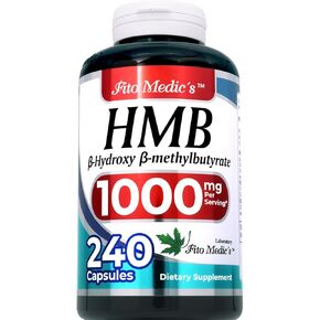 FITO MEDIC'S Lab | hmb |240 Capsules |1000 mg| hmb supplement | hmb free acid| beta-hydroxybutyrate | concentrate extract | Ultra high Absorption.
