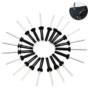 Kayak Rivet Tri-Grip Set, Kayak Pad Eye Aluminum Boat Rivets, Kayak Accessories (20 PCS)