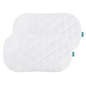 Bassinet Mattress Cover Compatible with Halo Bassinest Swivel Sleeper Bassinet Mattress Pad, 2 Pack, Microfiber, Waterproof and Soft, Grey