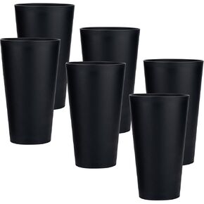 KX-WARE 32-ounce Plastic Tumblers Large Drinking Glasses, Set of 12 Multicolor - Unbreakable, Dishwasher Safe, BPA Free