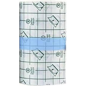 Transparent PU Film Breathable Moxibustion Patch Reinforced Waterproof Dressing Tape, Medical Comfort Soft, Grid Paper Design,Suitable for Swimming,Tattoo Protection (2"x5.4yd)