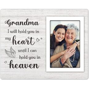 Memorial Gifts for Loss of Grandma - Memorial Picture Frame - Sympathy Gifts for Loss of Grandmother, in Memory of Grandma Bereavement Remembrance Condolence Gift, Fits 4x6 In Photo