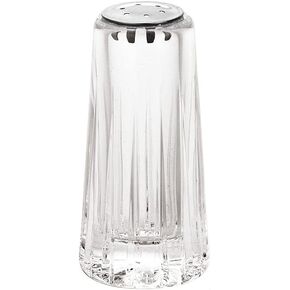 YBM Home Salt and Pepper Shakers Acrylic with Stainless Steel Lid, 1.5oz Clear Spice Herb Dispenser for Dining Table and Farmhouse Decoration, 1231-2