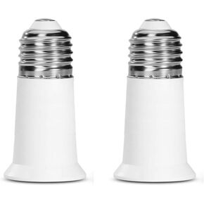 E26 Socket Extender, E26 to E26 Lamp Socket, 5CM/1.97 Inch Socket Extension Adapter, 2-Pack