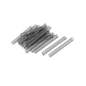 uxcell Compression Spring,304 Stainless Steel,5mm OD,0.6mm Wire Size,45mm Free Length,Silver Tone,20Pcs