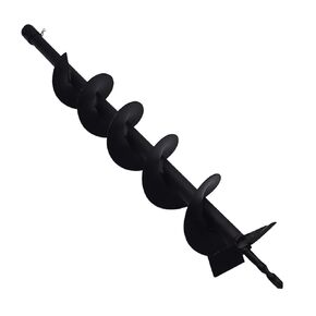4 Inch Auger Drill Bit with 3/4In Shaft, Planting Garden Auger Planter Garden Drill Bit Post Hole Rapid Planter Compatible Auger Machine Head