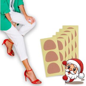 Moleskin for Blisters, Moleskin Adhesive Pads, Moleskin Padding for Feet, Shoes, Toes, Heel | Blister Prevention Tape Patch - 20 Sheets (40 Pieces Total)