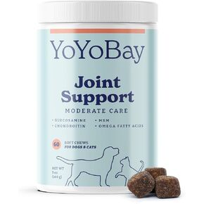 YOYOBAY Dog Supplements Super Blend Powder 9 in 1, Nutrient and Vitamins for Dog, with Iceland Fish Powder, Support Gut Health, Hip&Joint, Multivitamin Support 6.35oz, Fish Flavor