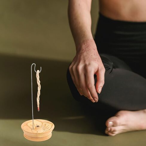 مجموعة Healifty 1 مجموعة رائحة البخور التقليدية، حبل البخور، حبل نيبال، البخور، عطر البخور، حبل البخور، حامل البخور، حامل البخور، حبال البخور مع حبل خشبي لليوجا in Saudi Arabia
