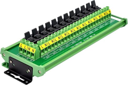 جدار جبل 12 قناة مجداف الروك التبديل التيار المتناوب 115 فولت 230 فولت وحدة توزيع الطاقة قطاع in Kuwait