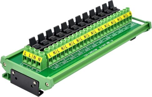 جدار جبل 12 قناة مجداف الروك التبديل التيار المتناوب 115 فولت 230 فولت وحدة توزيع الطاقة قطاع in Kuwait