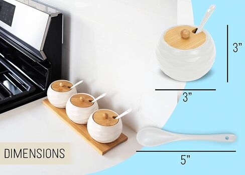 مجموعة حاوية وصينية توابل حجرية مستديرة سوداء من Nat & Jules سعة 9 أونصة in Kuwait