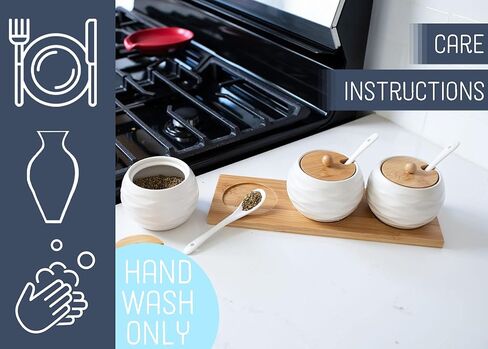 مجموعة حاوية وصينية توابل حجرية مستديرة سوداء من Nat & Jules سعة 9 أونصة in Kuwait