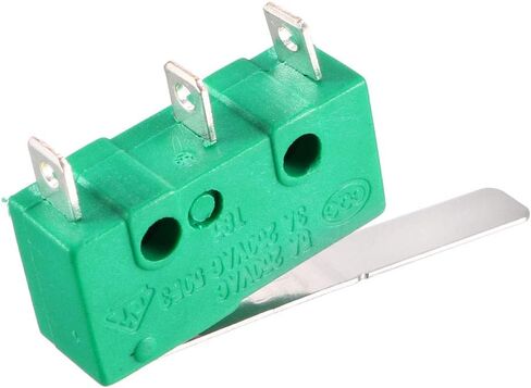 Uxcell 5 قطعة KW4-3Z-3 5A125/250VAC مفتاح الحد الصغير SPDT NO NC 3 محطات مؤقتة طويلة المفصلي رافعة أخضر in Saudi Arabia