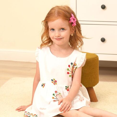 YHXX YLEN 40 PCS Baby Girls Bows Clips 2 Inch Baby Hair Clips Tiny Hair Bows with Alligator Clips for Infant Fine Hair Bows Accessories for Baby Girls Newborns Toddler (20 Colors in Pairs） in Kuwait