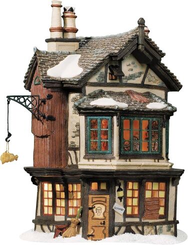 Department 56 Dickens' Village Ebenezer Scrooge's House Lit House, 8.25, Multicolor in Saudi Arabia