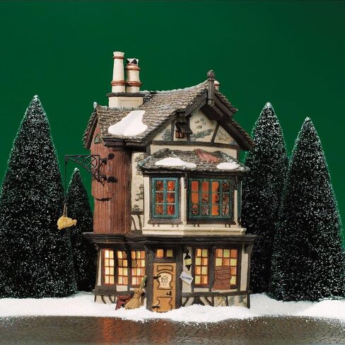Department 56 Dickens' Village Ebenezer Scrooge's House Lit House, 8.25, Multicolor in Saudi Arabia